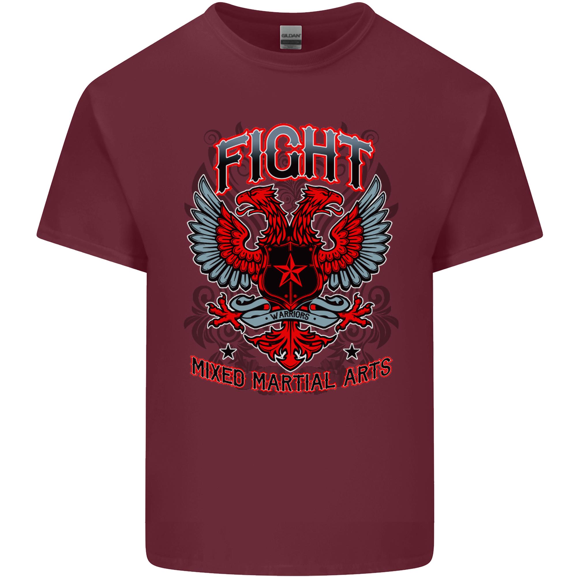 Fight Warriors Mixed Martial Arts MMA Unisexs Light Cotton TShirt S