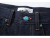 2026 Unisex American Denim Workwear Set: Sapphire Jacket & Loose Straight-Leg Pants