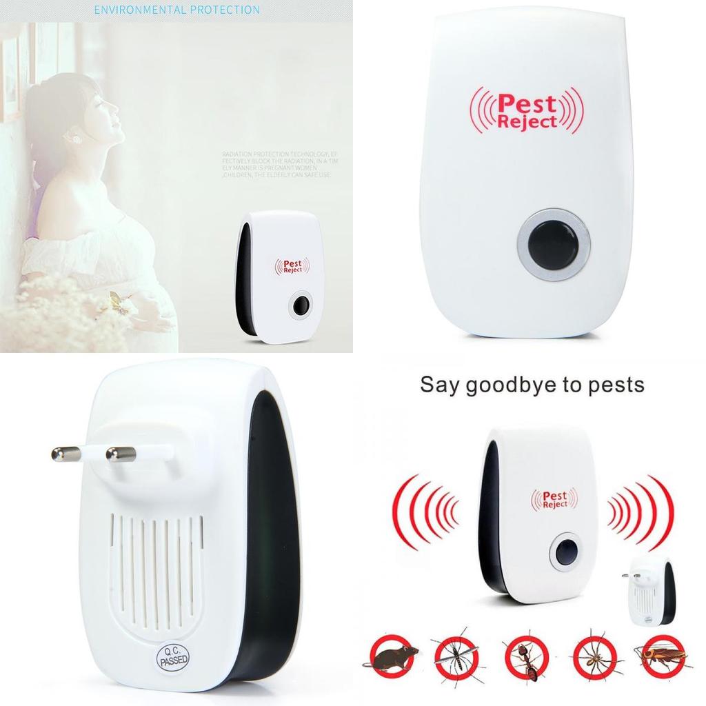 Ultrasonic Animal Repellent Multifunctional Insect And Rodent Repeller For Indoor Spaces