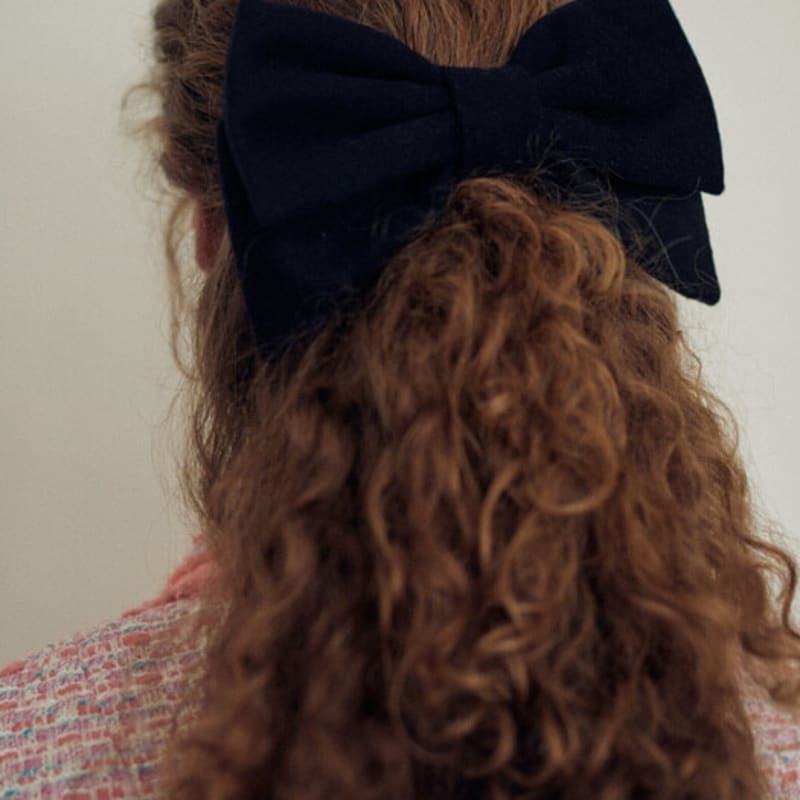 Elizabeth Moments [Premium]Simple Wool Ribbon Hair Pin