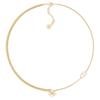 Metal Necklaces Unisex Gold/White/Silver N3556WOMCY_D03S