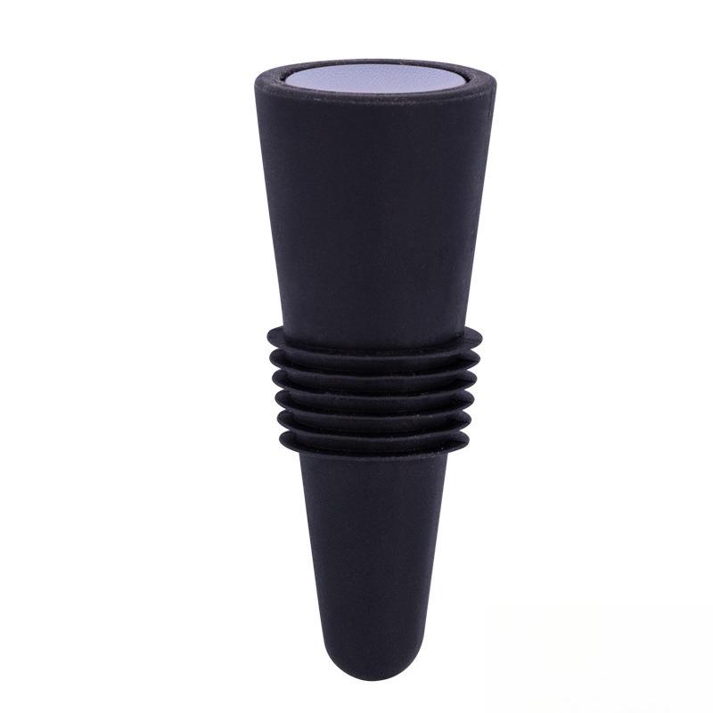 1PCS Wine Cork Beverage Bottle Seal Soft Silicone Wine Cork with Grip Top for Keeping Wine Champagne Fresh