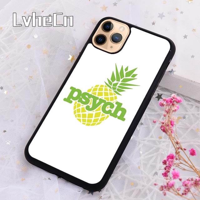 Psych Ananas Handyhülle Cover Für iPhone 17 Air 14 15 16 16e 13 12 Max Abdeckung Für Apple 11 Pro Max Plus