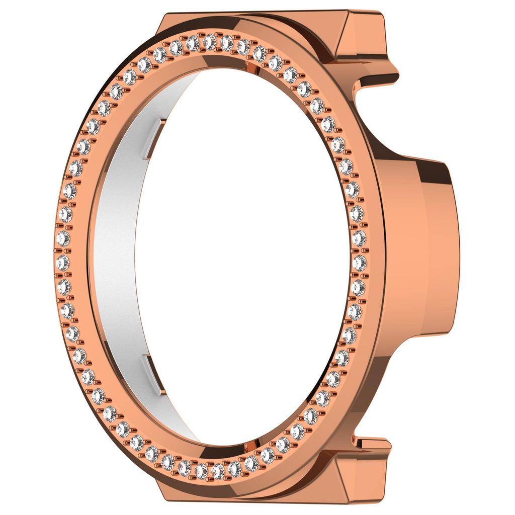 Blingowa Pusta Obudowa PC Na Huawei Watch GT5 4 41mm Pokrowiec Skóra Samrt Pasek Diamentowy Kryształowy Zderzak Ochronny GT5 41mm