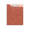 With Pen Holder PU Leather Writing Clip Metal Board Clip Document Organizer  Office
