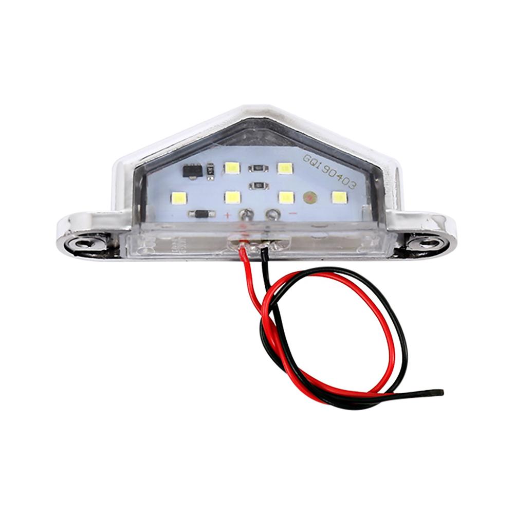 1pcs 6LED Car Truck License Plate Light Car Truck Bus Trailer Tail Lamp Side  Marker Lamp Bulb 12-30V  For Boat Truck Trailer