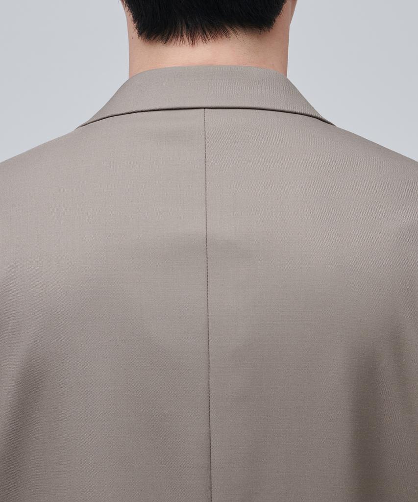 Musinsa Standard Wool Blend Relaxed Basic Blazer [Dusty Beige]