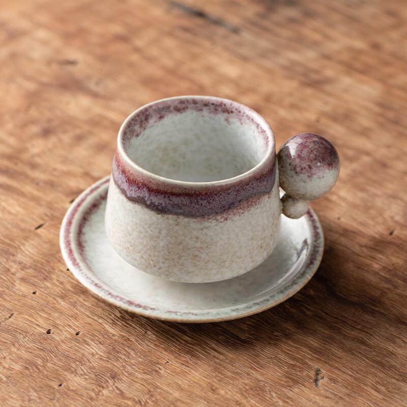 

Zen-Style Ceramic Mug and Saucer Set