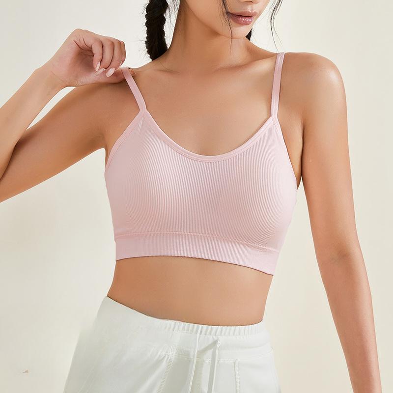 Women's Gathered Anti-shock Sports Fitness Yoga Collects Breasts One-piece Sling Back Underwear