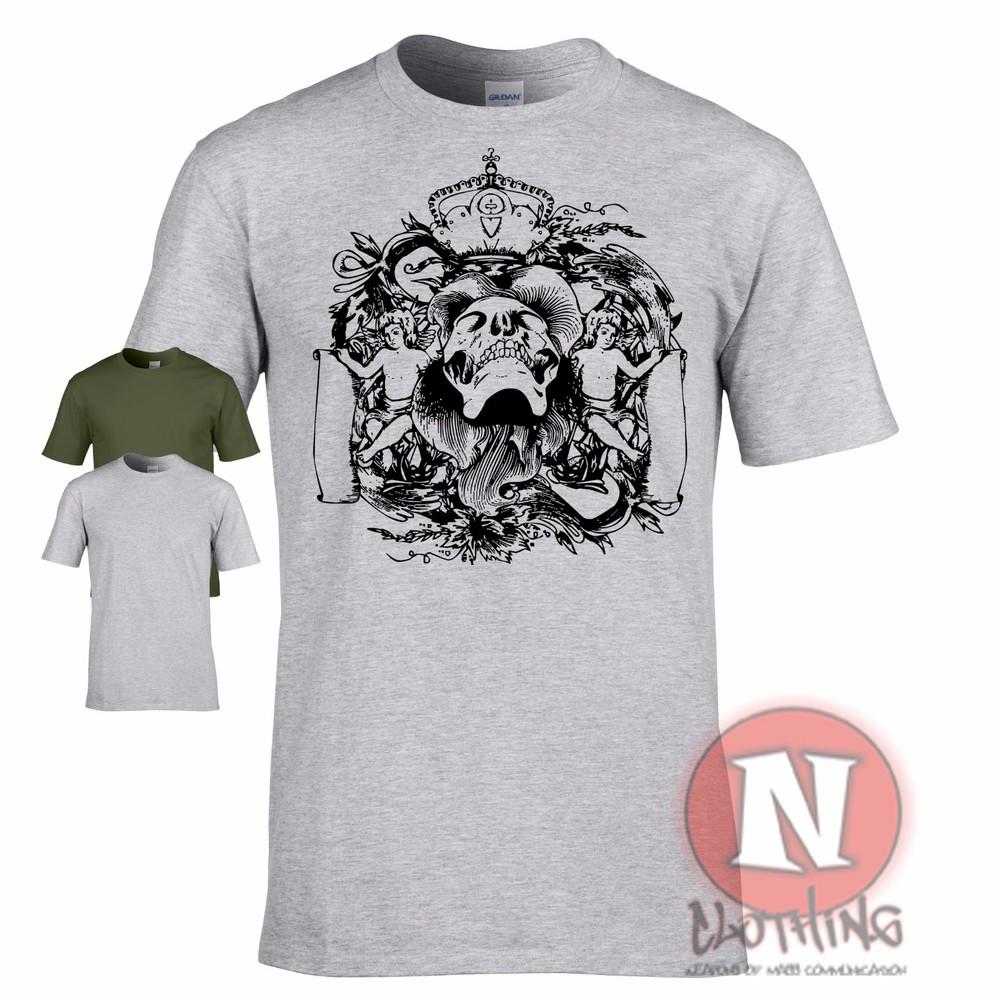 Calavera Logo Camiseta Club Música Danza Rave Retro Edm Festival Emo Rock Ropa