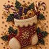 Creative Hobby Kits Christmas Faux Pearl Art Kit, Tree Wreath Painting DIY Kids Holiday Gifts Sparkling Diamond Craft Kit for Adults, Wall Decor Gem