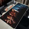 XXL Gamer Desk Mat Lock Edge Keyboard Mat Cute Mausepad Large Anime Mouse Pad Gaming Accessories HD Print Mortal Kombat Mousepad