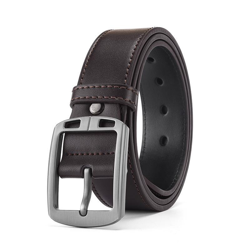 

Mei Mary Men genuine leather japanese buckle belt two-layer cowhide belt men retrocasualmen belt 130cm