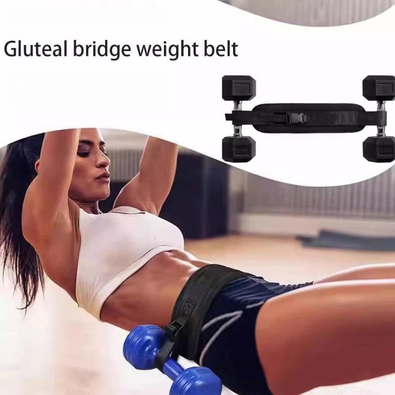 1PC Hip Push Weight Belt Hip Bridge Trainer Men's and Women's Fitness Hip Training Waist and Abdomen Strength Auxiliary Training Belt