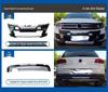 Fits 13 Tiguan models: front/rear bumpers; 15 models: front bumper guard; 16-18 models: front/rear bumper guards.