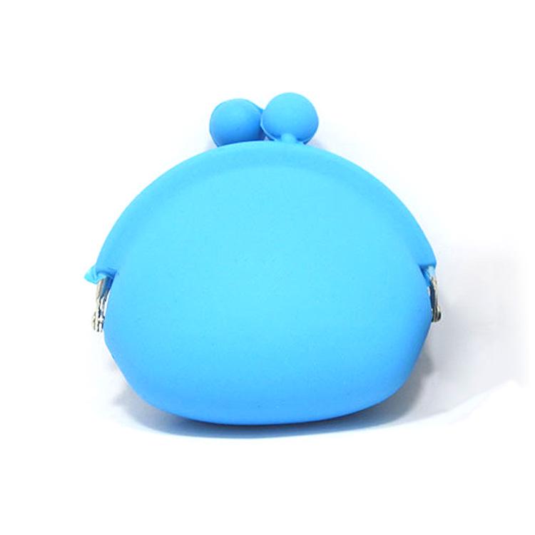 Cute Cartoon Silicone Coin Purse - Women's Mini Coin Bag with Soft Surface and Buckle Closure