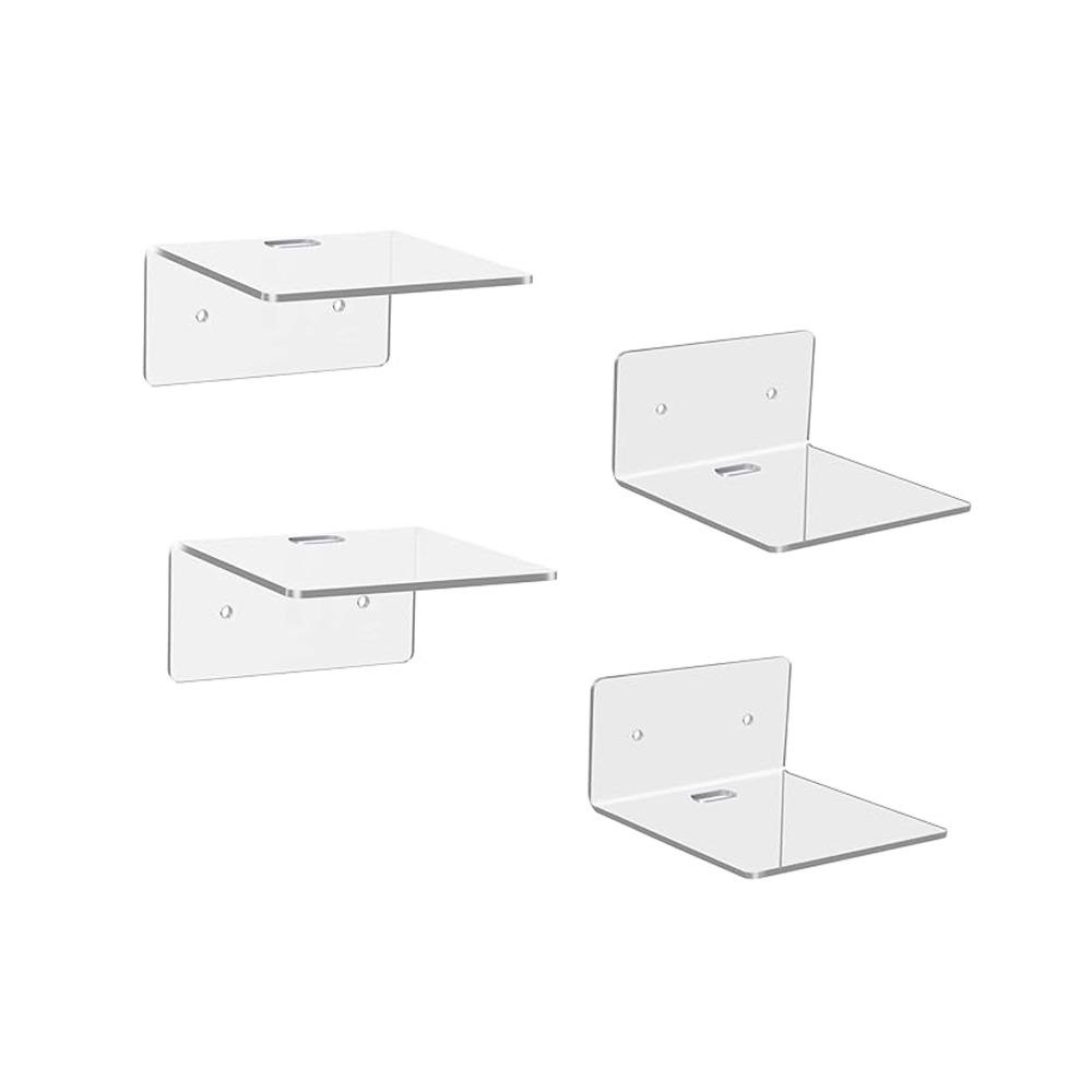 Small Acrylic Floating Shelves Wall Hanging Hanging Shelves Wall Shelves  Smart Speaker Action