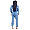 Women's Slim Fit Fashion Bandage Jeans Jumpsuit