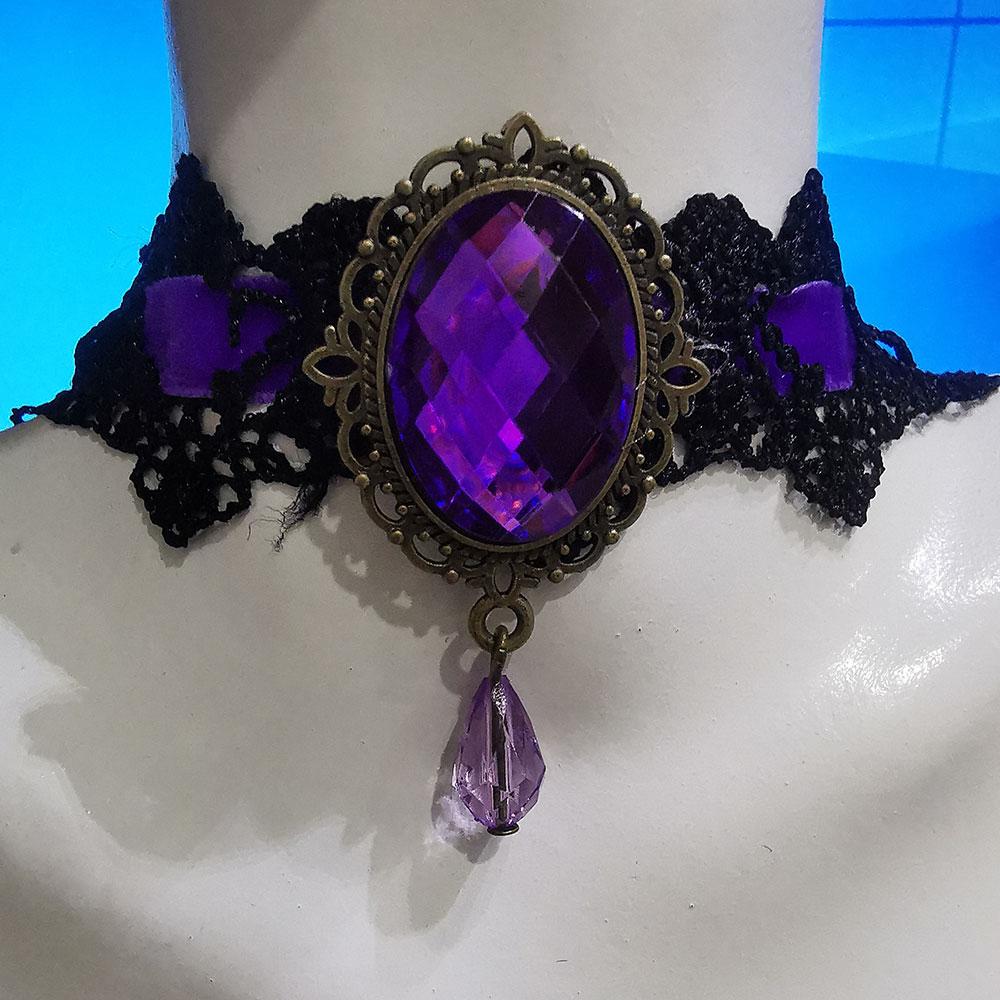 Elegant Black Lace Bowkot Choker Necklace Gothic Collar Necklace Vintage Choker Short Necklace Valentine's Day Gifts Jewelry