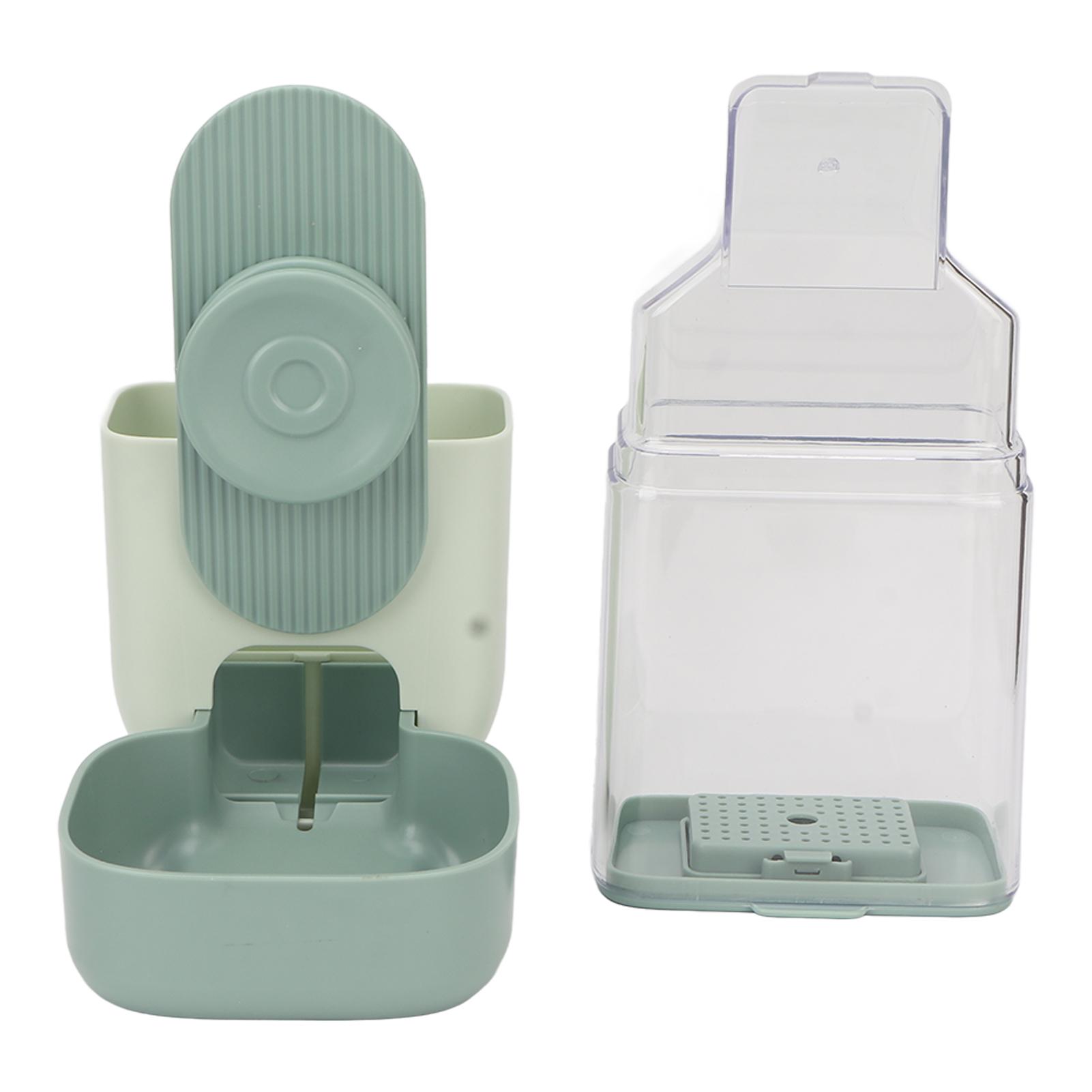 Hanging Automatic Food Water Dispenser Safe Cage Cat Food Water Dispenser with Bowl for Pet