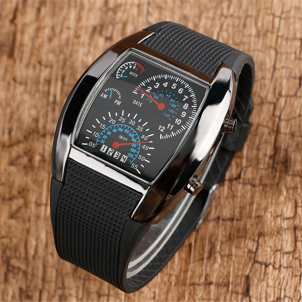 2025 New Fashion Smart Watch Men LED Digital Dashboard Pattern Dial Sports Wrist Watch Gift Luxury SmartWatch