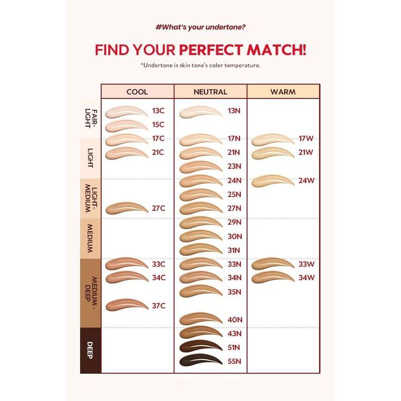 TIRTIR - Mask Fit Red Cushion 3 Shade Trial Kit - 14 Colors