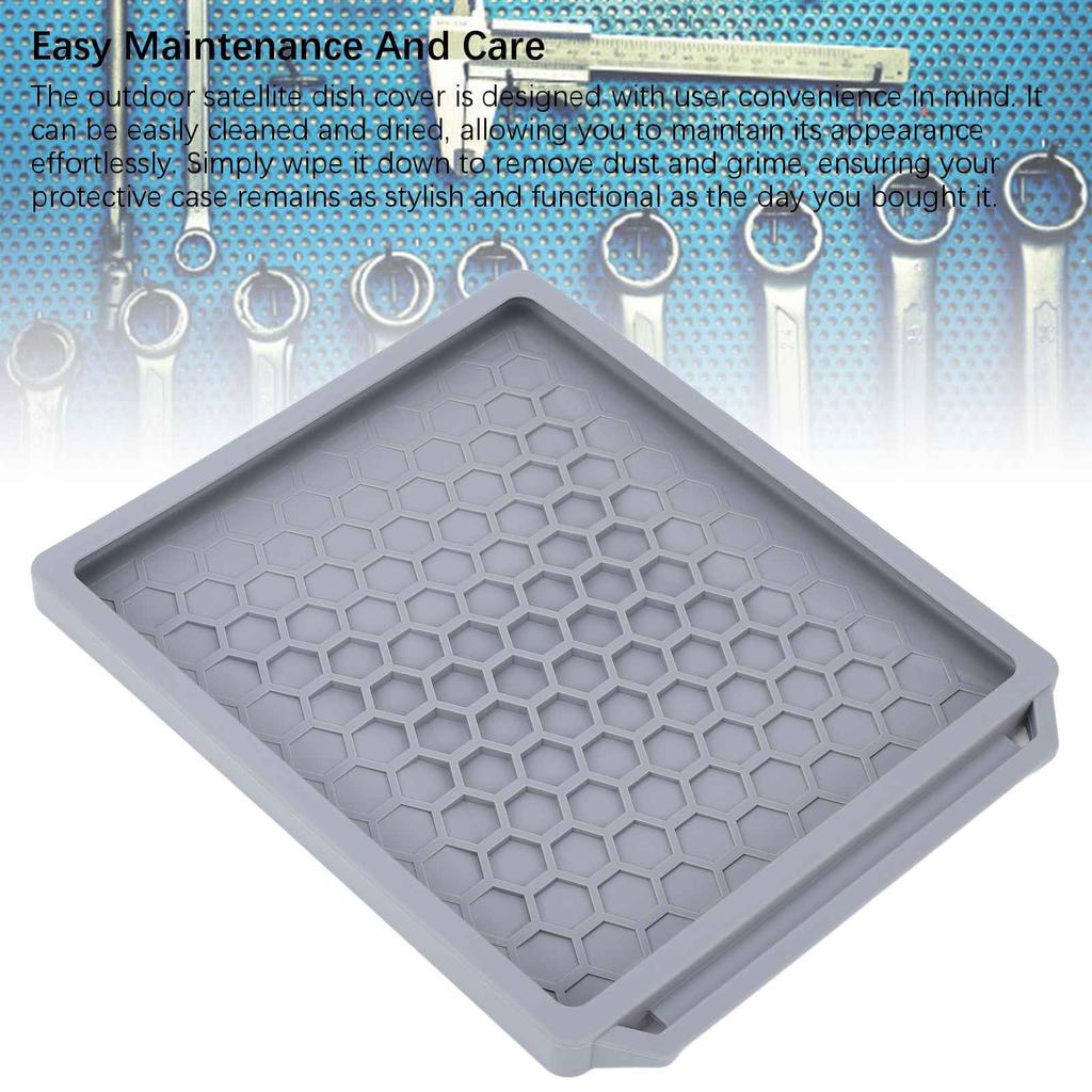 Satelliten-Schutzhülle Graue Farbe Weiches Silikon Leichtgewichtige Satelliten-Schutzschale für Zuhause