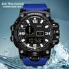 Men's Watch LED Digital Men Sport Watches Fitness Electronic Watch Multifunction Military Sports Watches Clock Kids Gifts