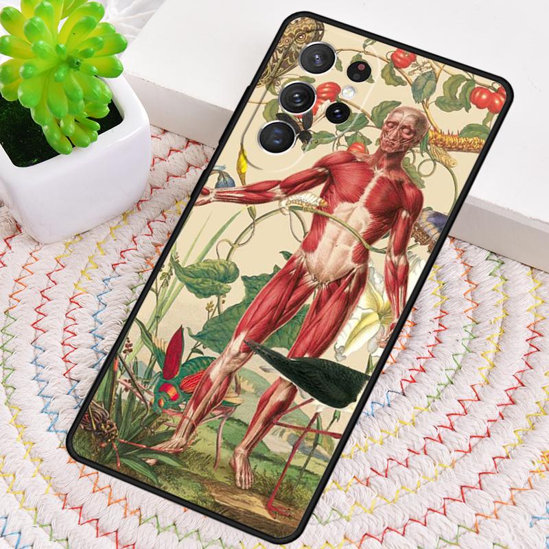 Human Brain Art Silicone Phone Case For Samsung Galaxy Note 10 Pro S26 S25 S24 S23 S22 S21 Plus S25Ultra Capa Cover
