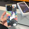 Clear Square Back Tube Case Protection For iPhone 15 Plus 14 Pro Max 11 12 16 ProMax 13 Anti-Oxygen,Colorful Unicorn Pattern Casing