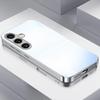 Nuova Cover per Telefono Antiurto con Motivo HD Color Gradiente Placcata Argento per Samsung Galaxy S26/S25/S24/S23/S22 Ultra Plus/Fe