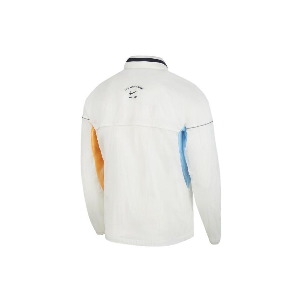 Nike Jackets Men's Sail White Baseball Collar Moderate Other DM4780-133