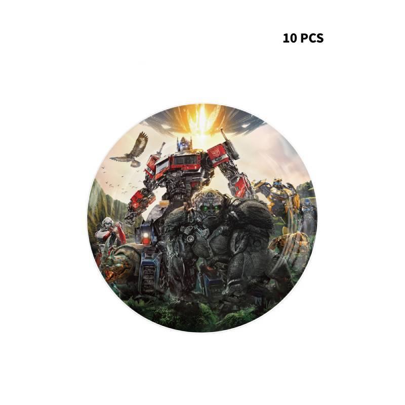 Neuankömmling Transformers Themenpartyzubehör Dekorieren Sie Ihre Party mit Plastiktellern, Papierservietten und Tischdecke
