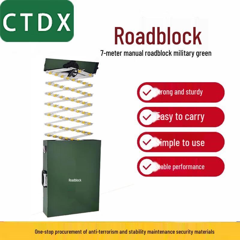 

Portable Retractable Road Vehicle Blocker