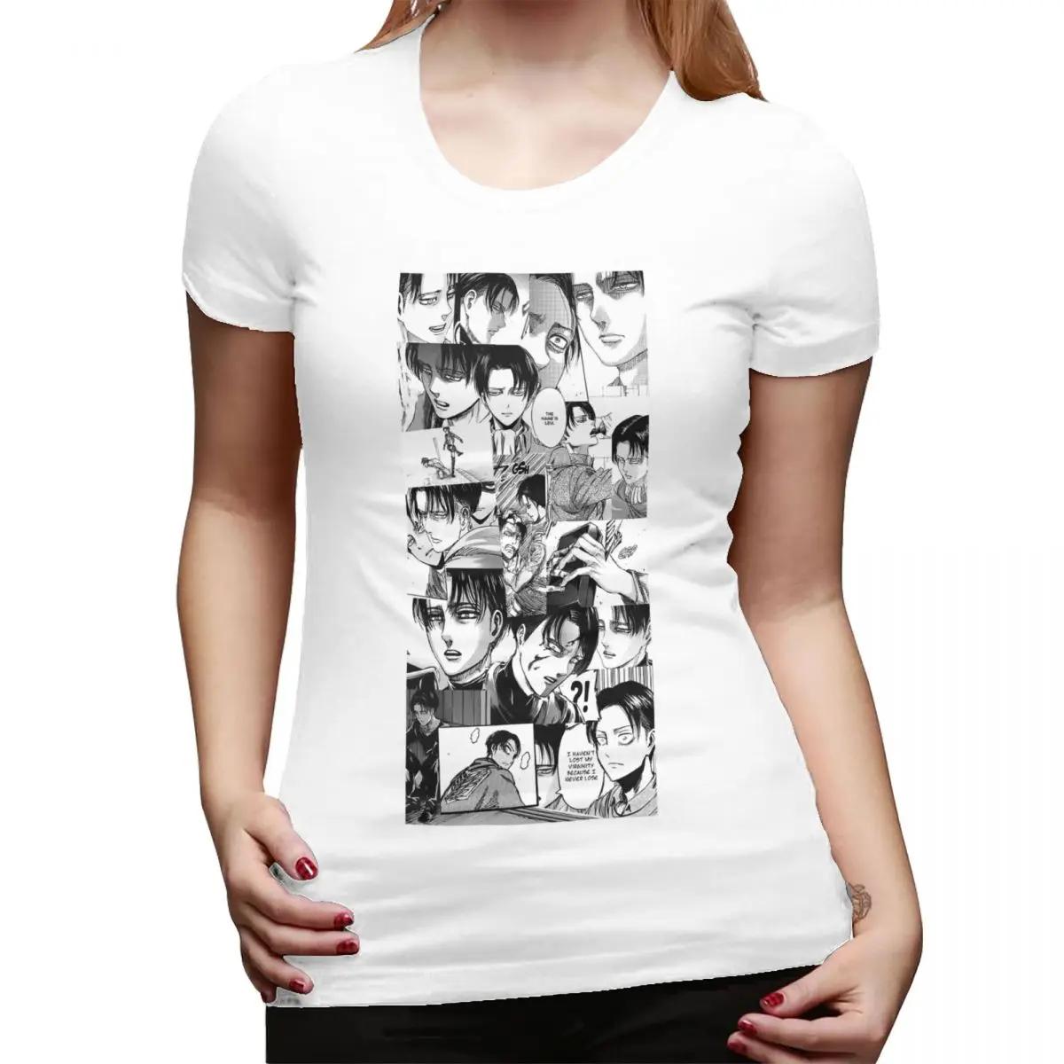 

Levi AckerUnisex Attack On Titan TShirt for Women Round Neck Streetwear T Shirts Womens Short Sleeve Summer Clothes Tops S