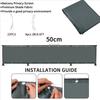 Fence Privacy Screen Heavy Duty Windscreen Fencing Cover Mesh Fabric Cloth with Grommets UV Protection for Outdoor Garden Patio