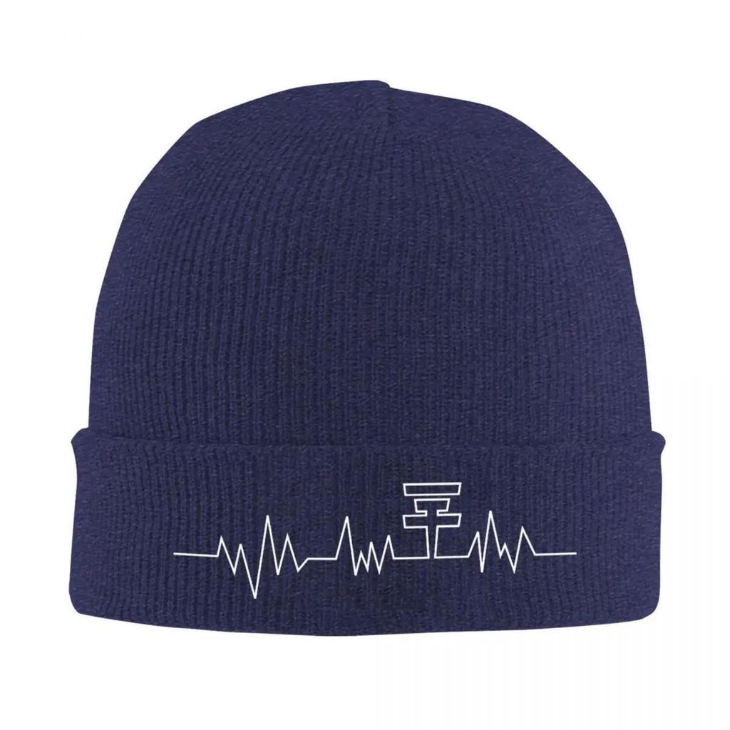 Tokio Hotel Heartbeat Knitted Hat for Women Men Beanies Autumn Winter Hats Unique Logo Casual Cap