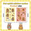 8 Kapibala Expression Stickers Can Be Waterproof Diary Hand Account Stickers Guka Stickers DIY Decorative Stickers Ins Stickers
