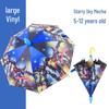 Automatic Dual-Use Kids' Umbrellas - Princess Design for School and Kindergarten