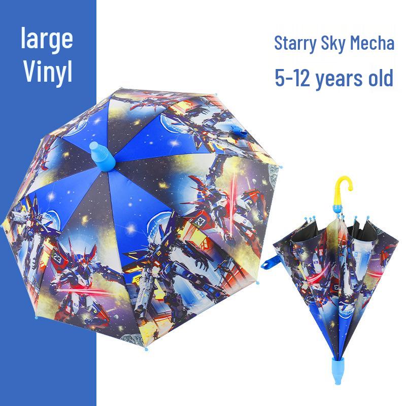 Automatic Dual-Use Kids' Umbrellas - Princess Design for School and Kindergarten