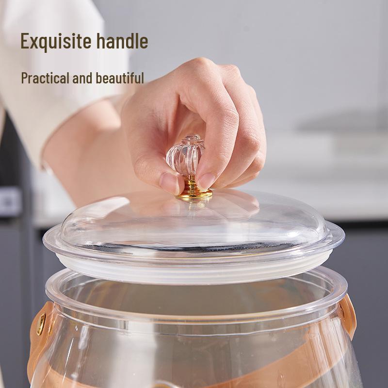 Large Capacity Household Cold Water Kettle with Faucet for Juice, Tea, or Wine Soaking