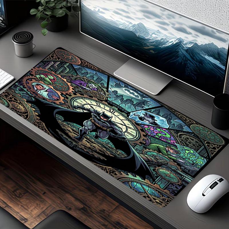 Batman Print Mouse Pad, for Keyboard Pad Laptop PC Mat for Office Home Use, Desk Decor, Perfect Birthday Gift for Gamers
