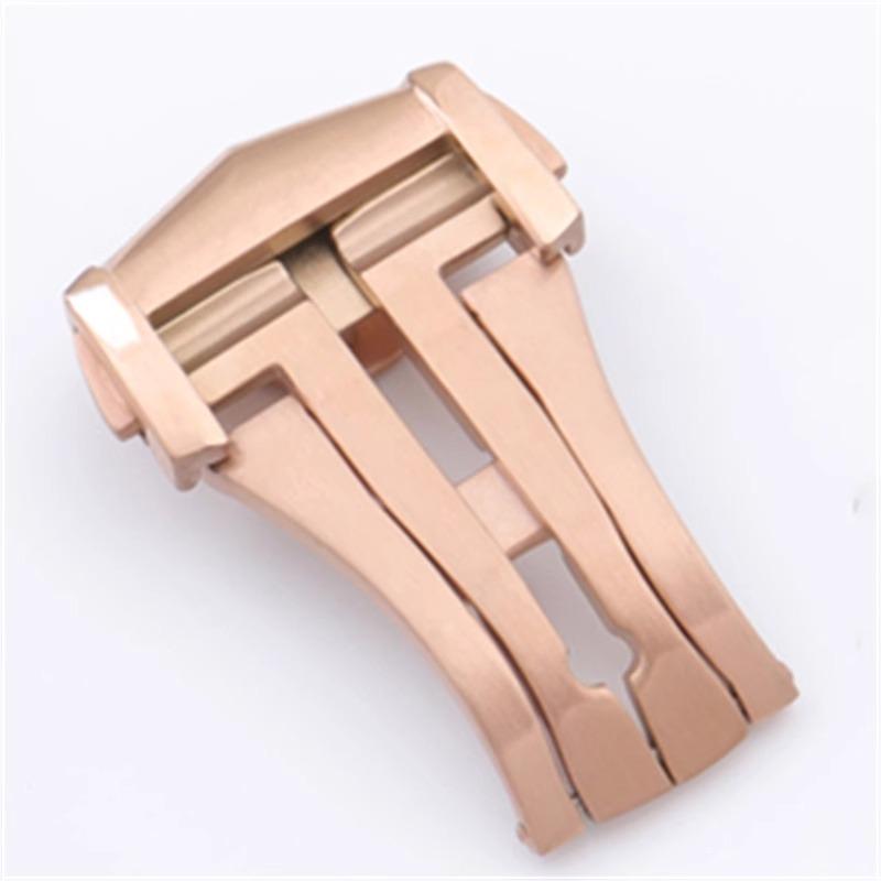 18mm 20mm Metal Watch Band Buckle for Omega Stainless Steel Folding Buckle Silver Black Clasp Deployment Clasp Accessories