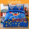 Premium Cartoon Stitch Bedding Set Cotton Blend Duvet Comforter Cover 4pcs For Cozy Warmth