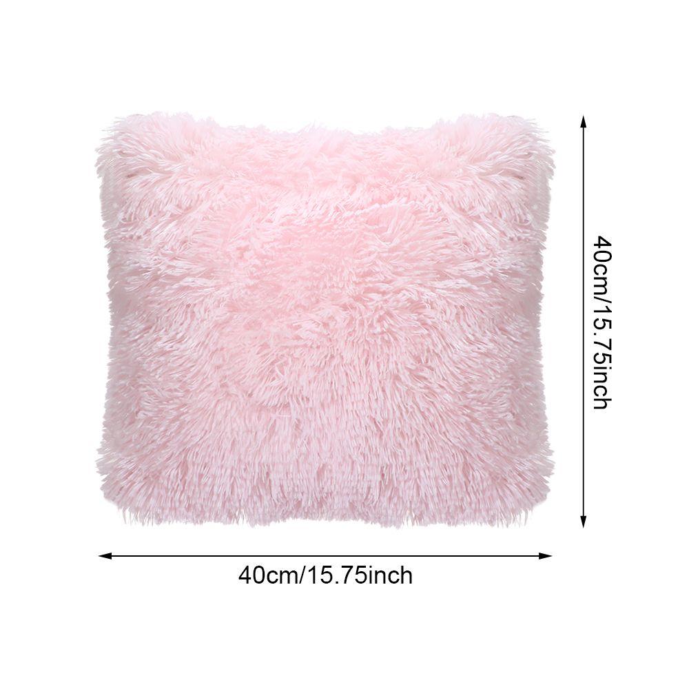 light pink fluffy pillow