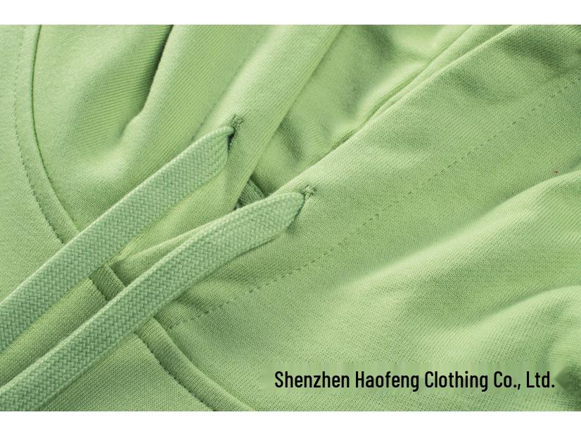 Heavyweight Drop Shoulder Pure Cotton Hooded Sweatshirt with Custom Logo and Printing