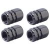 4Pcs Car Tire Adapter Stems Cap Simple Tire Adapter Cap Aluminum Tire Wheel Stem Air Adapter Cap Car Accessories
