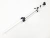 KC MCS-4400WH White Straight Microphone Stands (Set of 6) (Soft Case and Microphone Holder Included)