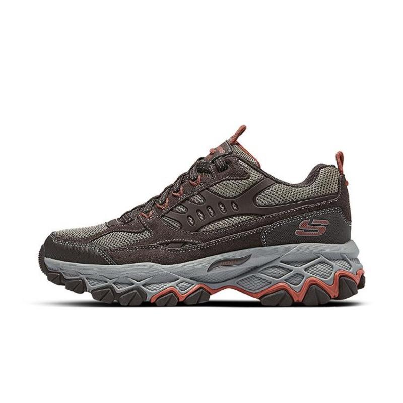 Skechers Outdoor Mens Platform Mid Top Lightweight Commuter Versatile Outdoor Hiking Shoes Men Brown 237357-BRN 39.5