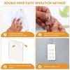 10Pcs Double Sided Stickers Tape Self-adhesive Transparent Square Sticky Pads for DIY Craft Household